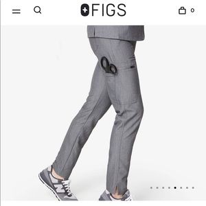 TWO pairs of Figs Yola in Graphite